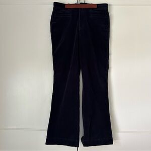 Talbots Women’s Wide Leg Corduroy Pants - Navy Blue - Size 8